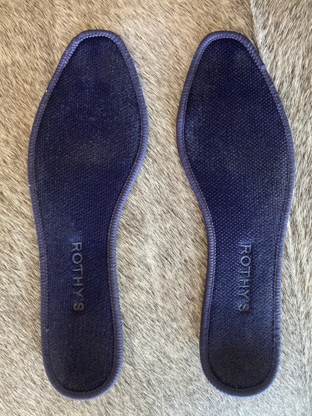 Rothy’s The Square Navy Ballet Flat Slip On Loafer - Picture 12 of 12